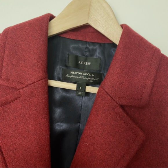 J Crew Wool boyfriend style coat - Picture 6 of 8